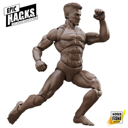 (Pre-Order) BFS Epic H.A.C.K.S. Blanks Coffee Brown Male 1/12 Scale Action Figure