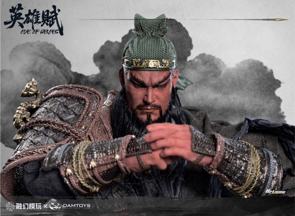 (Pre-Order) DAMTOYS Romance of the Three Kingdoms Ode of Heroes Guan Yu 1/12 Scale Action Figure