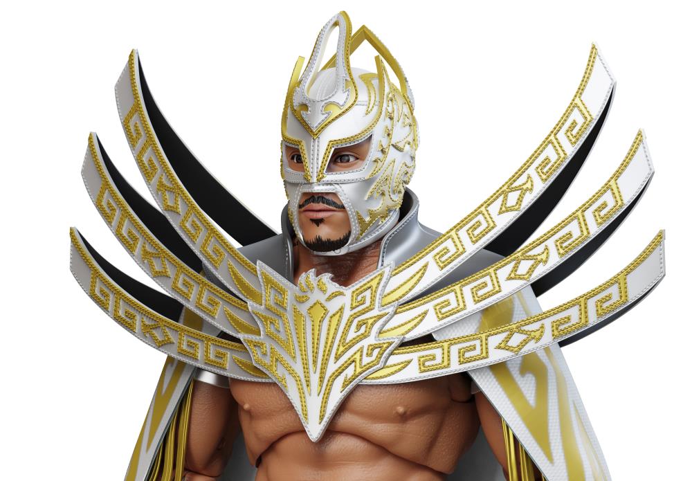(Pre-Order) Boss Fight Studio Legends of Lucha Libre Laredo Kid Premium Collector Figure