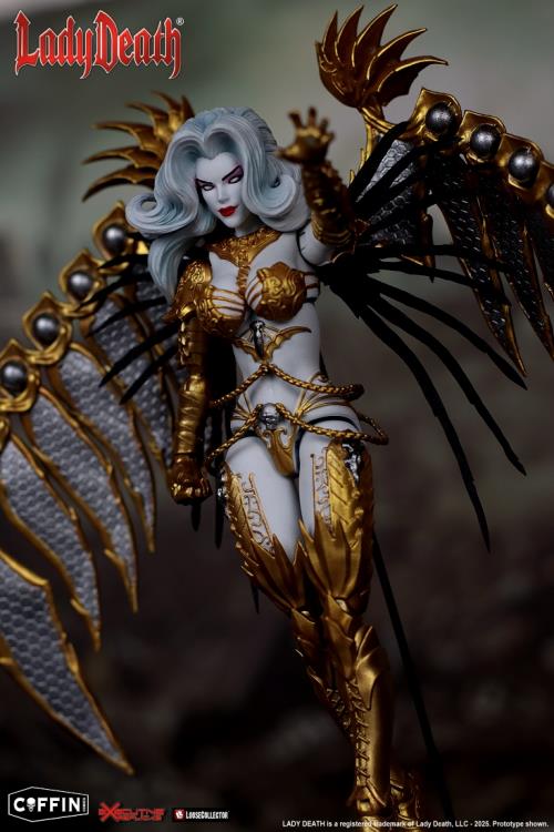 (Pre-Order) EXECUTIVE REPLICAS Lady Death (Gold Ver.) 1/12 Scale Action Figure