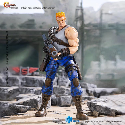 (Pre-Order) Hiya Toys Contra: Operation Galuga Bill Rizer 1/12 Scale PX Previews Exclusive Action Figure