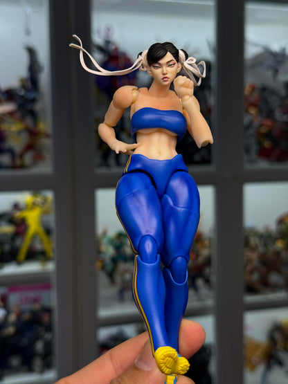 Custom 1/12 Action Chun LI Head for Cocann Studio body