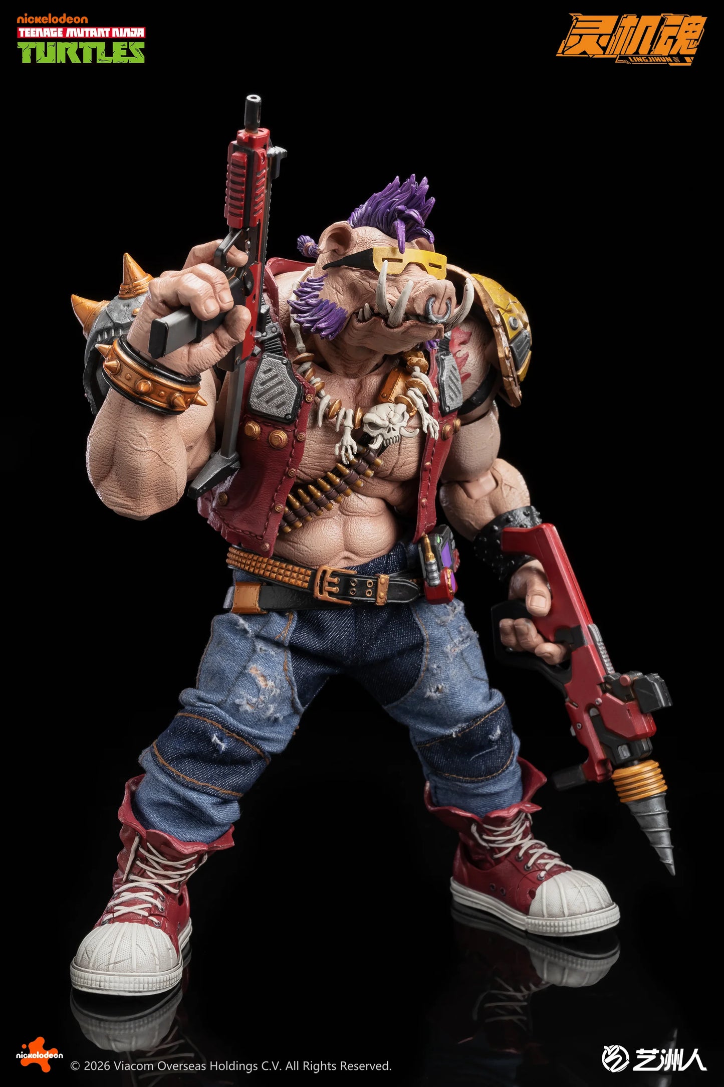 (Pre-Order) Lingjihun Official Licensed TMNT 1/12 Bebop
