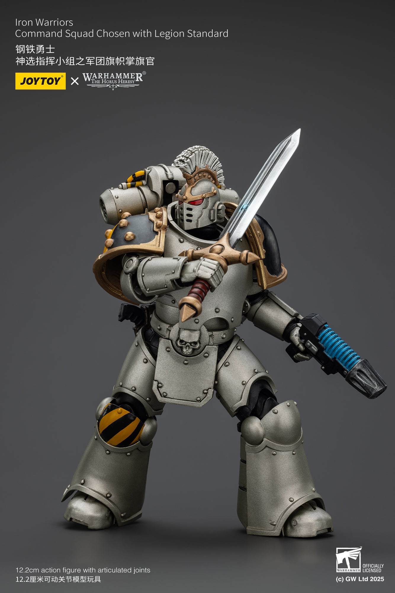 (Pre-Order) Warhammer The Horus Heresy Iron Warriors Command Squad Chosen with Legion Standard