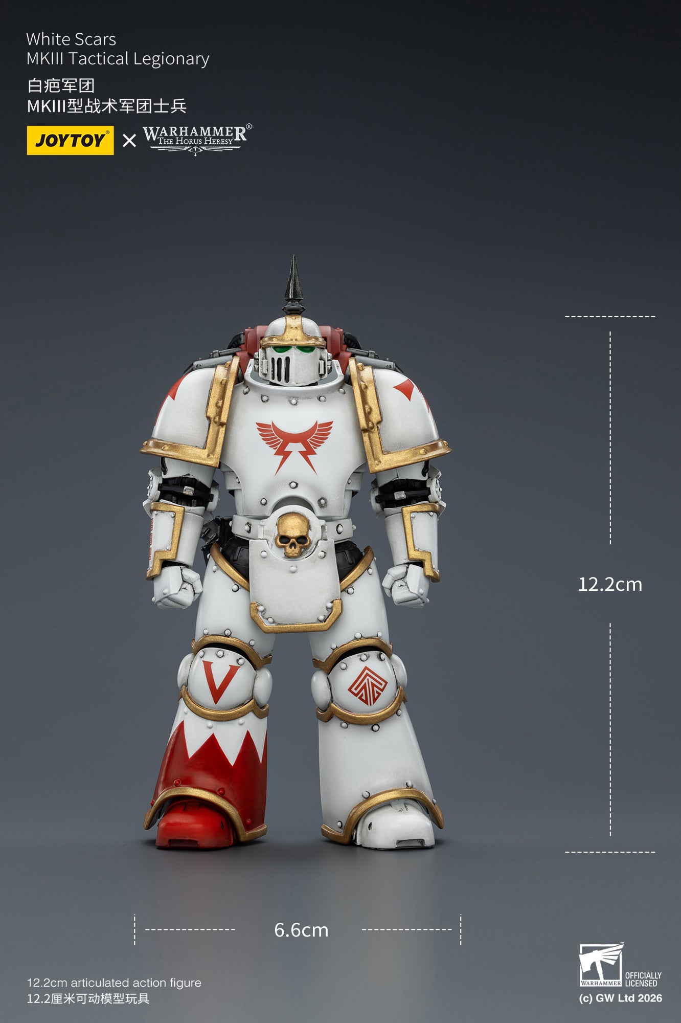 JOY TOY Warhammer 40k White Scars MKIll Tactical Legionary