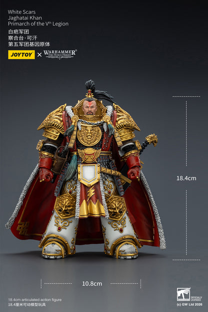 JOY TOY Warhammer 40k White Scars Jaghatai Khan Primarch of the Vth Legion