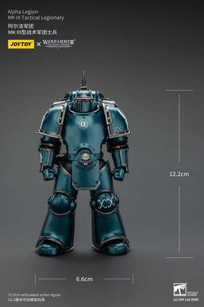 (Pre-Order) JOY TOY Warhammer The Horus Heresy Alpha Legion MK lll Tactical Legionary