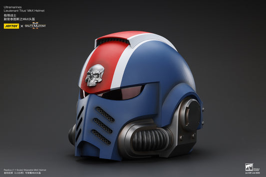 (Pre-Order) Warhammer 40k Ultramarines Lieutenant Titus' MKX Helmet