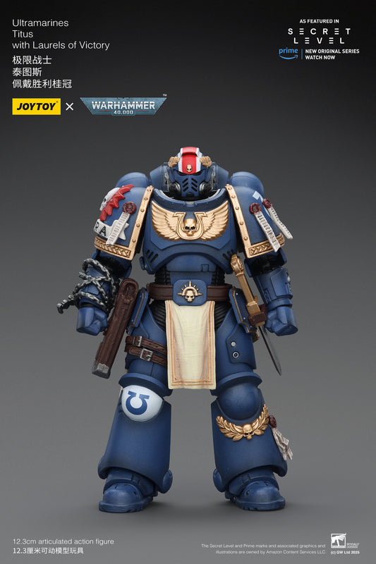(Pre-Order) JOY TOY Warhammer 40k Ultramarines Titus with Laurels of Victory