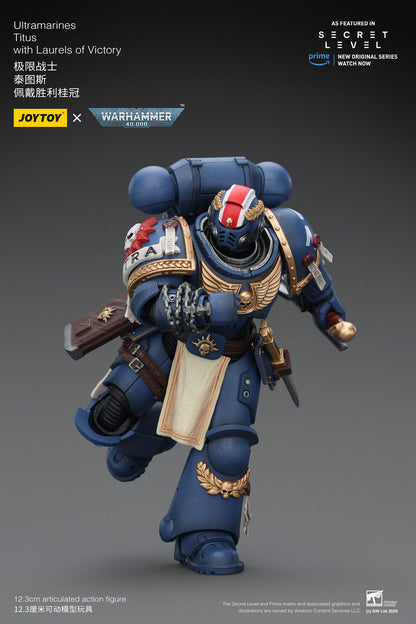 (Pre-Order) JOY TOY Warhammer 40k Ultramarines Titus with Laurels of Victory