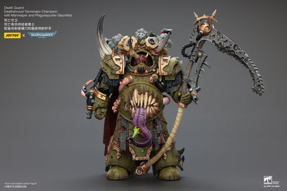 (Pre-Order) JOY TOY Warhammer 40K Death Guard Deathshroud Terminator Champion with Manreaper and Plaguespurter Gauntlets