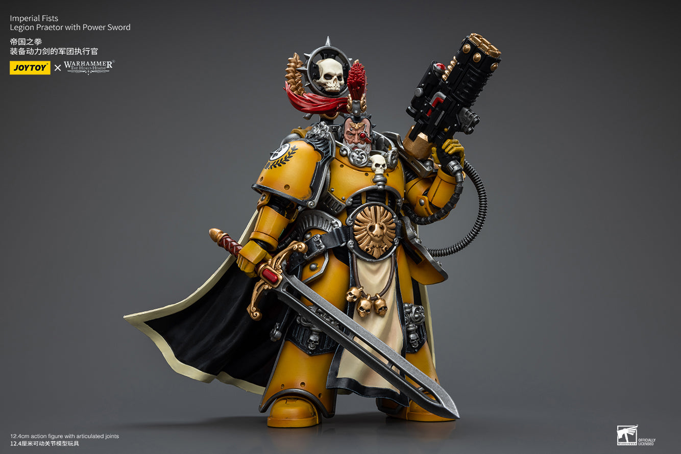 Warhammer 40K Imperial Fists Legion Praetor with Power Sword (In Stock)