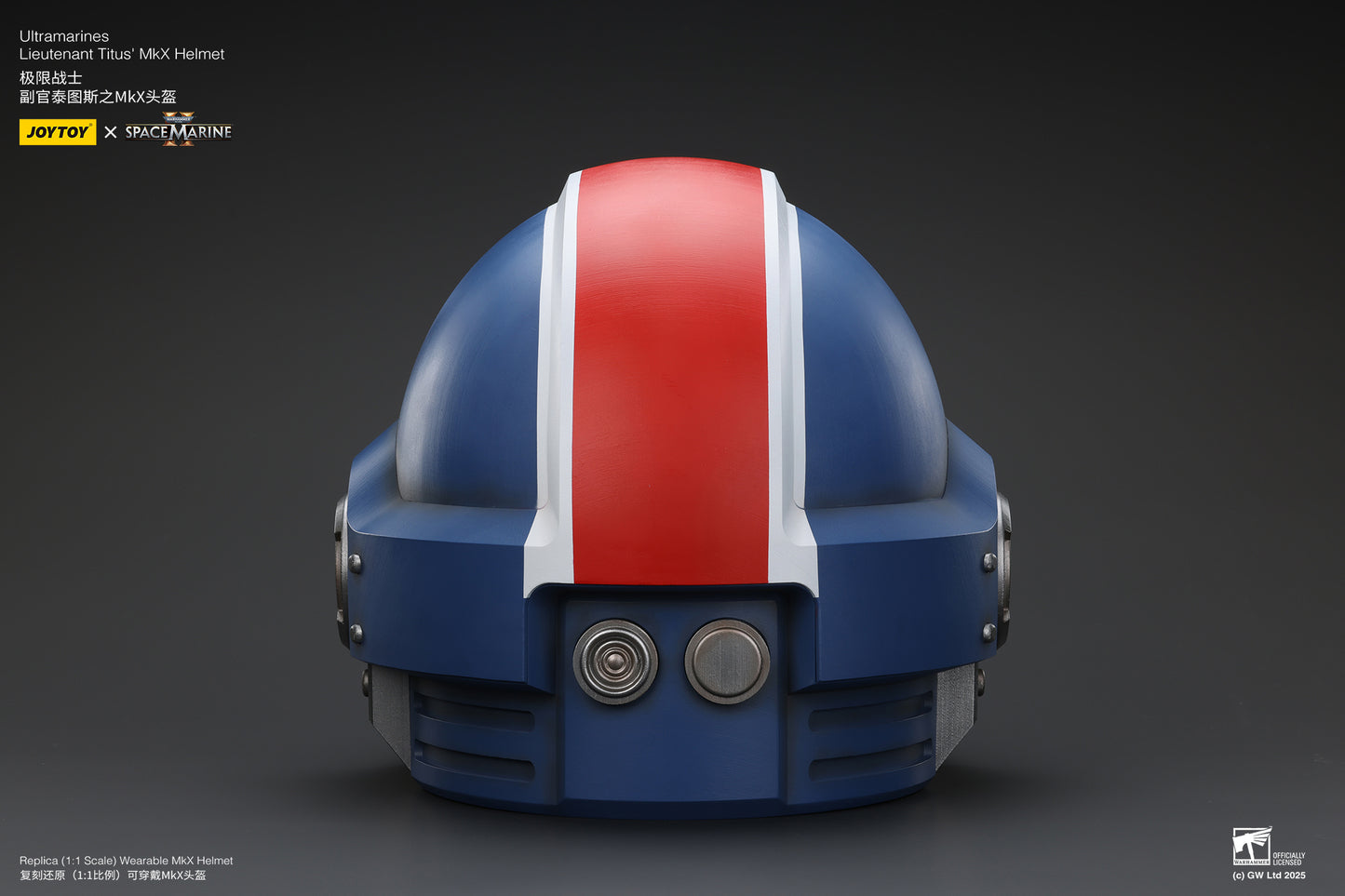 (Pre-Order) Warhammer 40k Ultramarines Lieutenant Titus' MKX Helmet