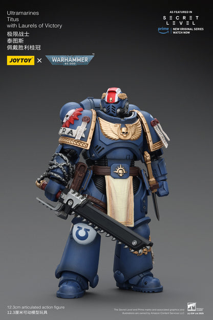 (Pre-Order) JOY TOY Warhammer 40k Ultramarines Titus with Laurels of Victory
