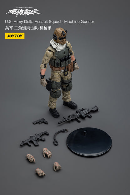 (Pre-Order) JOY TOY U.S. Army Delta Assault Squad - Machine Gunner