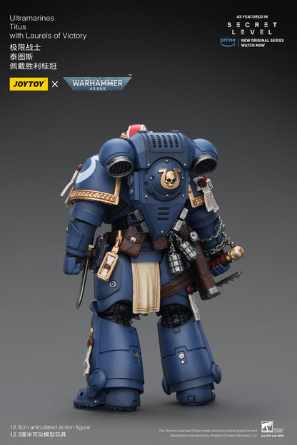 (Pre-Order) JOY TOY Warhammer 40k Ultramarines Titus with Laurels of Victory