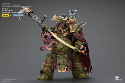(Pre-Order) JOY TOY Warhammer 40K Death Guard Deathshroud Terminator 2 with Manreaper and Plaguespurter Gauntlet