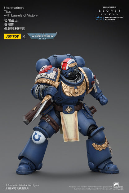 (Pre-Order) JOY TOY Warhammer 40k Ultramarines Titus with Laurels of Victory