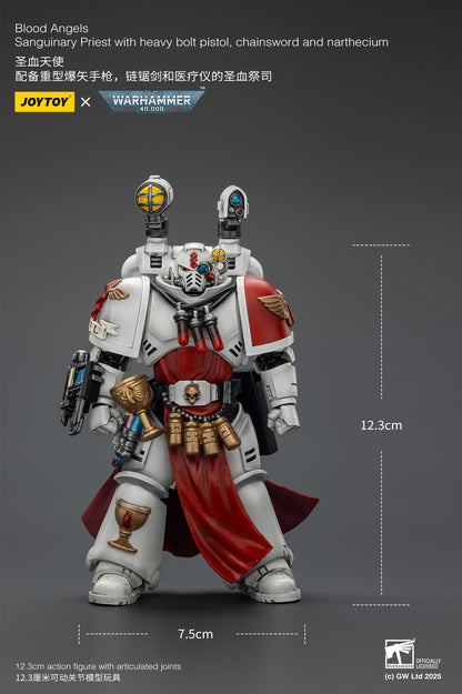 (Pre-Order) Warhammer 40k Blood Angels Sanguinary Priest with Heavy bolt pistol, chainsword and narthecium