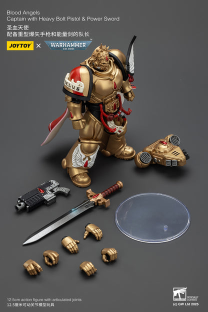 (Pre-Order) Warhammer 40k Blood Angels Captain with Heavy Bolt Pistol & Power Sword