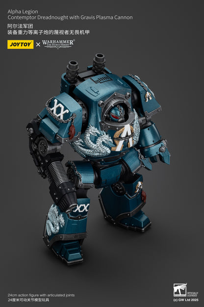 (Pre-Order) Warhammer The Horus Heresy Alpha Legion Contemptor Dreadnought with Gravis Plasma Cannon