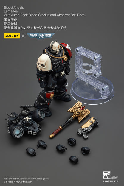 (Pre-Order) Warhammer 40k Blood Angels Lemartes With Jump Pack,Blood Crozius and Absolver Bolt Pistol