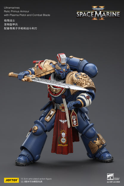 (Pre-Order) JOY TOY Warhammer 40k Ultramarines Relic Primus Armour with Plasma Pistol and Combat Blade