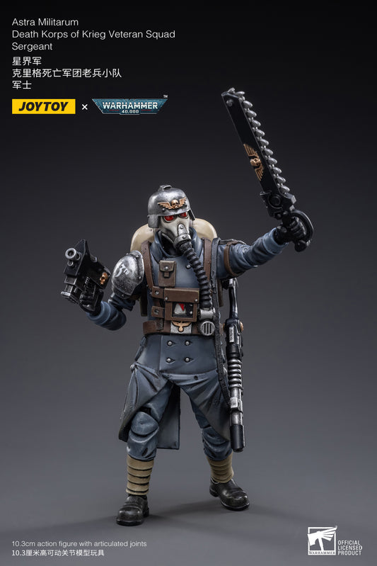 Warhammer 40k Astra Militarum Death Korps of Krieg Veteran Squad Sergeant - Reissue (In Stock)