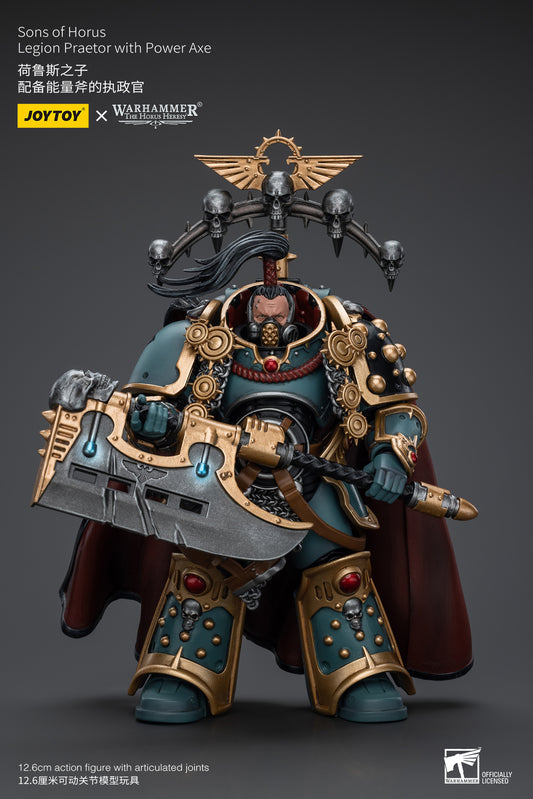 (Pre-Order) Warhammer The Horus Heresy Sons of Horus Legion Praetor with Power Axe (Reissue)