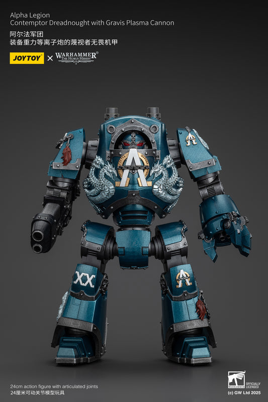 (Pre-Order) Warhammer The Horus Heresy Alpha Legion Contemptor Dreadnought with Gravis Plasma Cannon