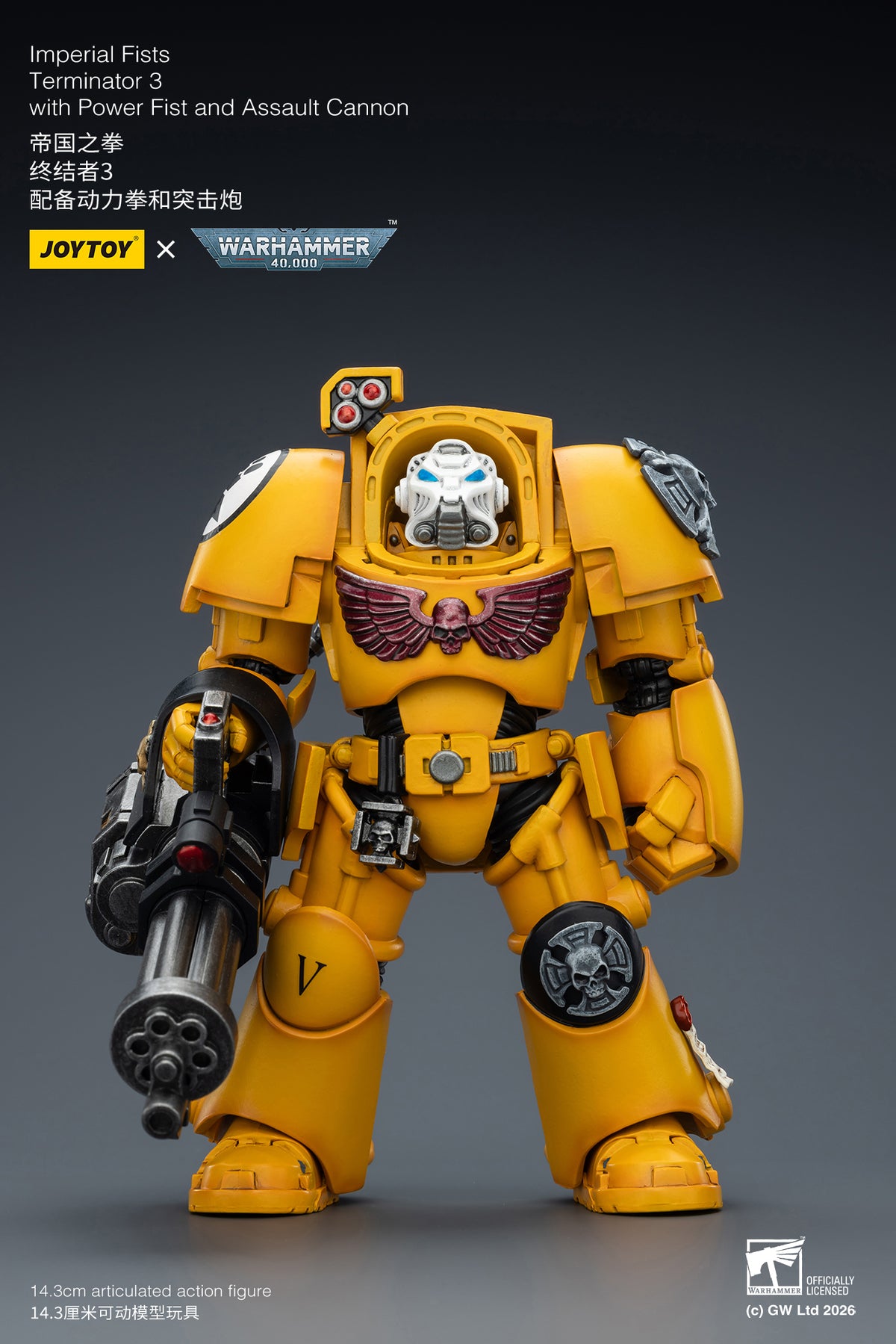Warhammer 40k Imperial Fists Terminator 3 with Power Fist and Assault ...