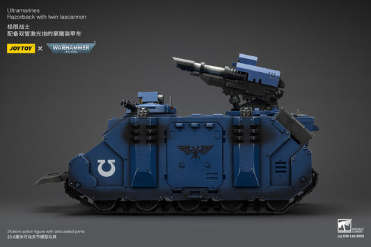 (Pre-Order) Warhammer 40k Ultramarines Razorback with twin lascannon