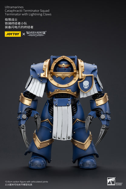 (Pre-Order) Warhammer The Horus Heresy Space Ultramarines Cataphractii Terminator Squad Terminator with Lightning Claws