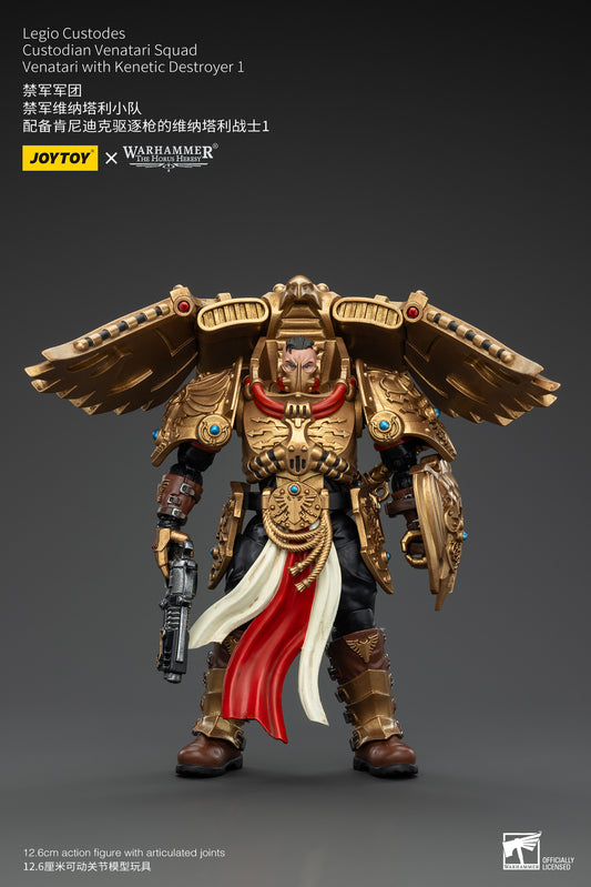 (Pre-Order) Warhammer The Horus Heresy Legio Custodes Custodian Venatari Squad Venatari with Kenetic Destroyer 1