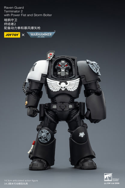 (Pre-Order) Warhammer 40k Raven Guard Terminator 2 with Power Fist and Storm Bolter