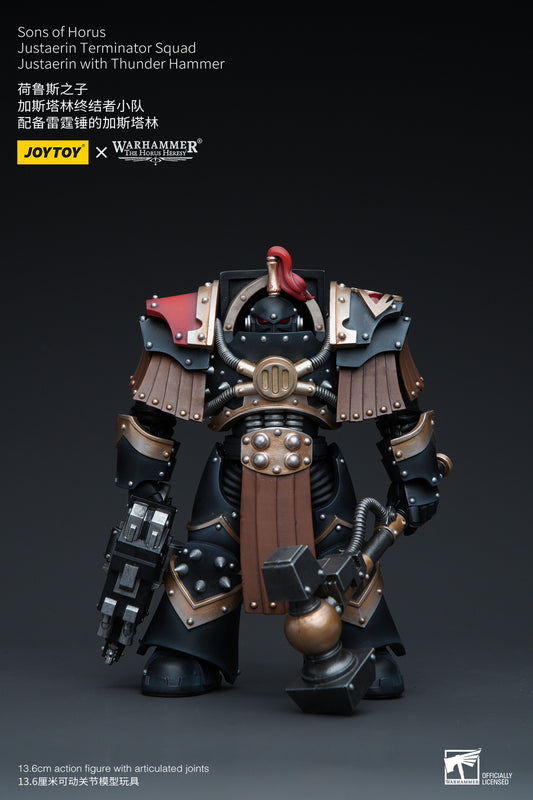 Warhammer Sons of Horus Justaerin Terminator Squad Justaerin with Thunder Hammer (In Stock)