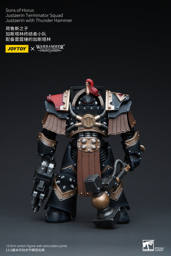 Warhammer Sons of Horus Justaerin Terminator Squad Justaerin with Thunder Hammer (In Stock)