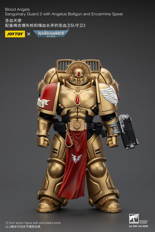 (Pre-Order) Warhammer 40k Blood Angels Sanguinary Guard 2 with Angelus Boltgun and Encarmine Spear