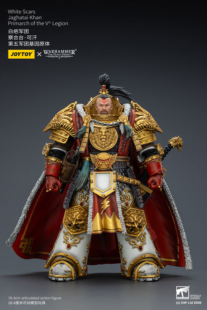 JOY TOY Warhammer 40k White Scars Jaghatai Khan Primarch of the Vth Legion