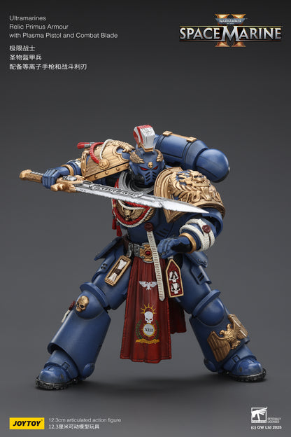 (Pre-Order) JOY TOY Warhammer 40k Ultramarines Relic Primus Armour with Plasma Pistol and Combat Blade