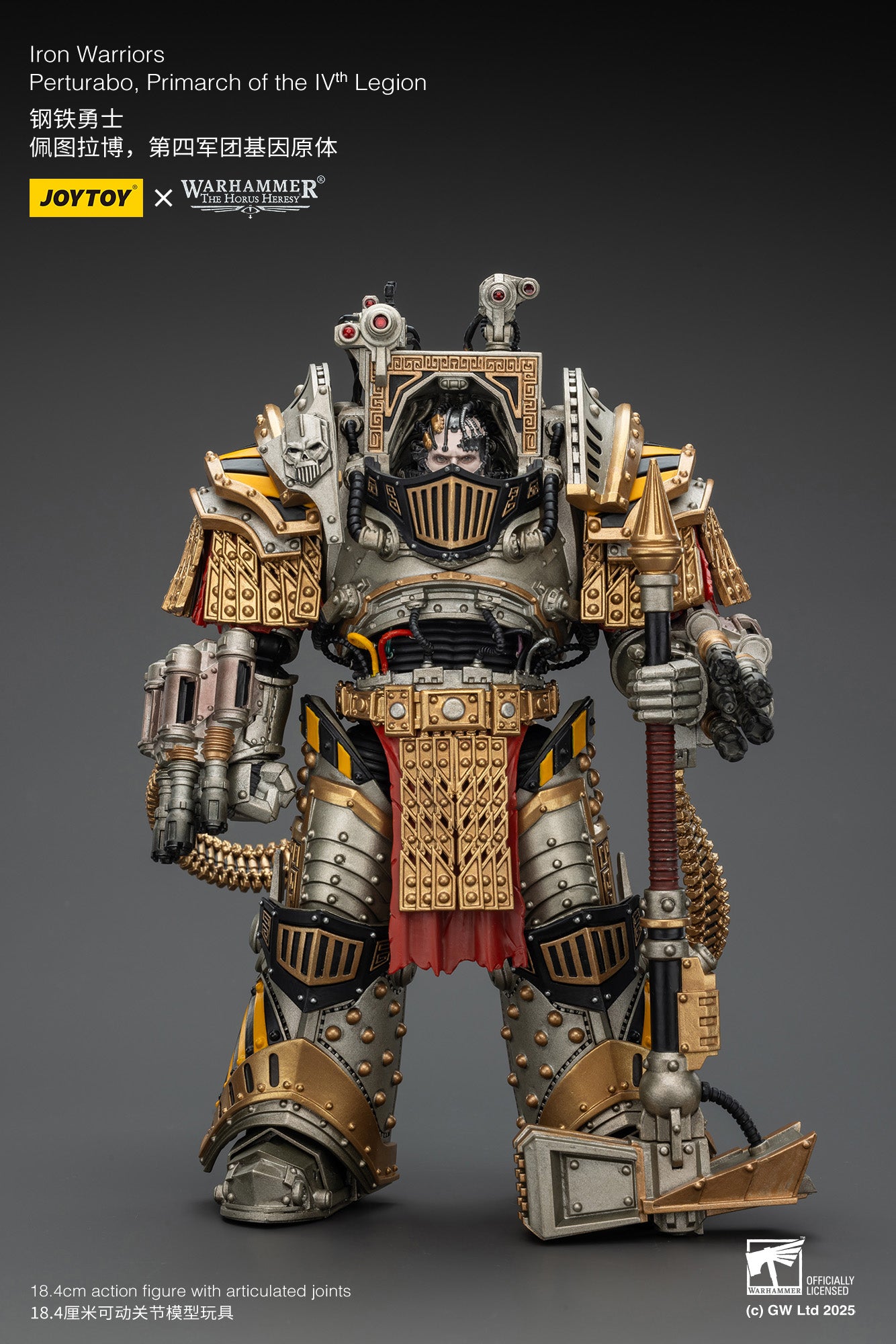 (Pre-Order) Iron Warriors Perturabo, Primarch of the lVth Legion
