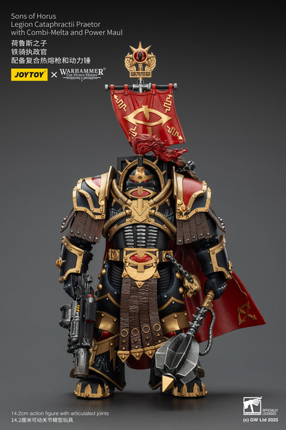 (Pre-Order) Warhammer The Horus Heresy Sons of Horus Legion Cataphractii Praetor with Combi-Melta and Power Maul
