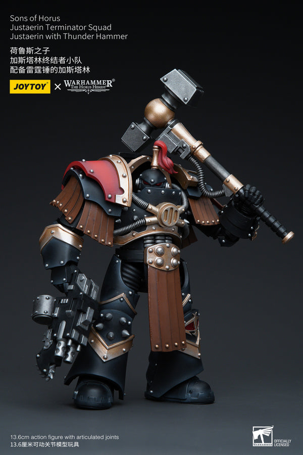 Warhammer Sons of Horus Justaerin Terminator Squad Justaerin with Thunder Hammer (In Stock)