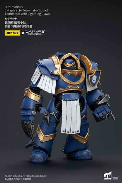 (Pre-Order) Warhammer The Horus Heresy Space Ultramarines Cataphractii Terminator Squad Terminator with Lightning Claws