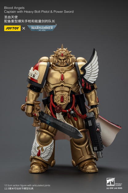 (Pre-Order) Warhammer 40k Blood Angels Captain with Heavy Bolt Pistol & Power Sword
