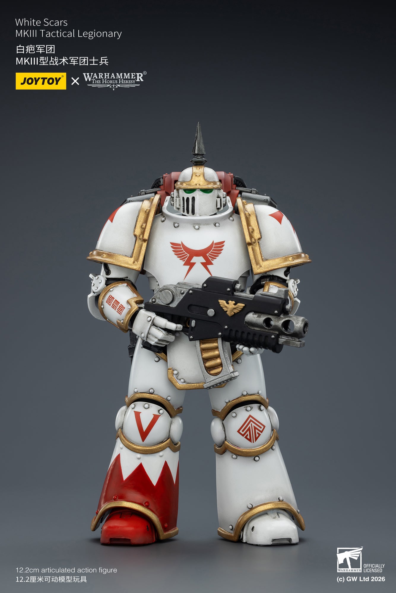 JOY TOY Warhammer 40k White Scars MKIll Tactical Legionary