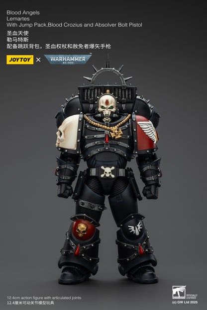 (Pre-Order) Warhammer 40k Blood Angels Lemartes With Jump Pack,Blood Crozius and Absolver Bolt Pistol