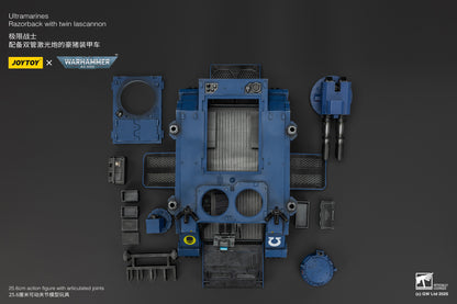 (Pre-Order) Warhammer 40k Ultramarines Razorback with twin lascannon