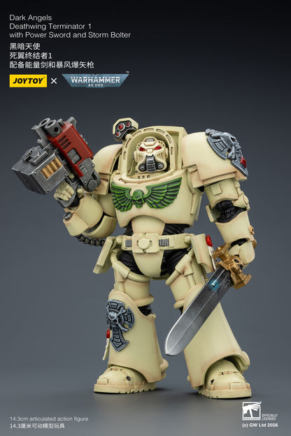 (Pre-Order) Warhammer 40k Dark Angels Deathwing Terminator 1 with Power Sword and Storm Bolter