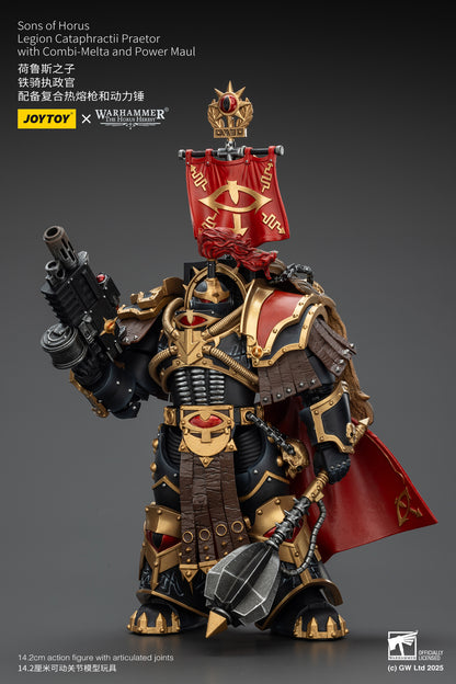 (Pre-Order) Warhammer The Horus Heresy Sons of Horus Legion Cataphractii Praetor with Combi-Melta and Power Maul